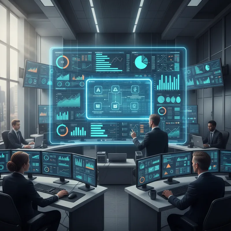 Data driven decision hub with agentic AI suggestion overlays