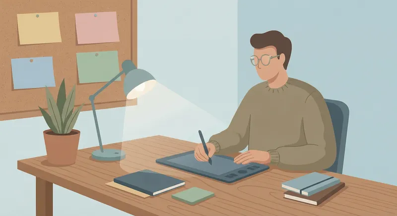 Content strategist reviewing briefs