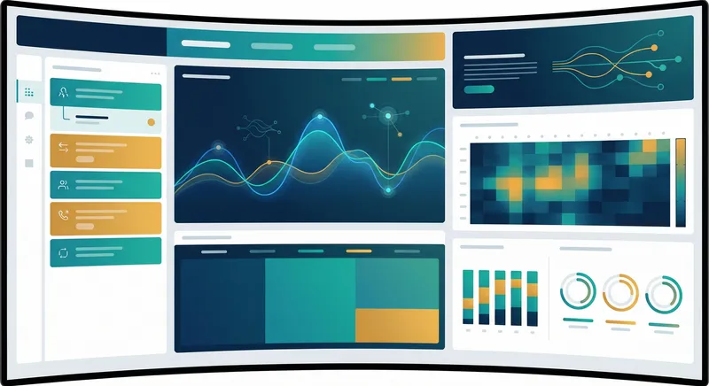 Dashboard interface showing real-time workflow monitoring with anomaly detection alerts and escalation metrics
